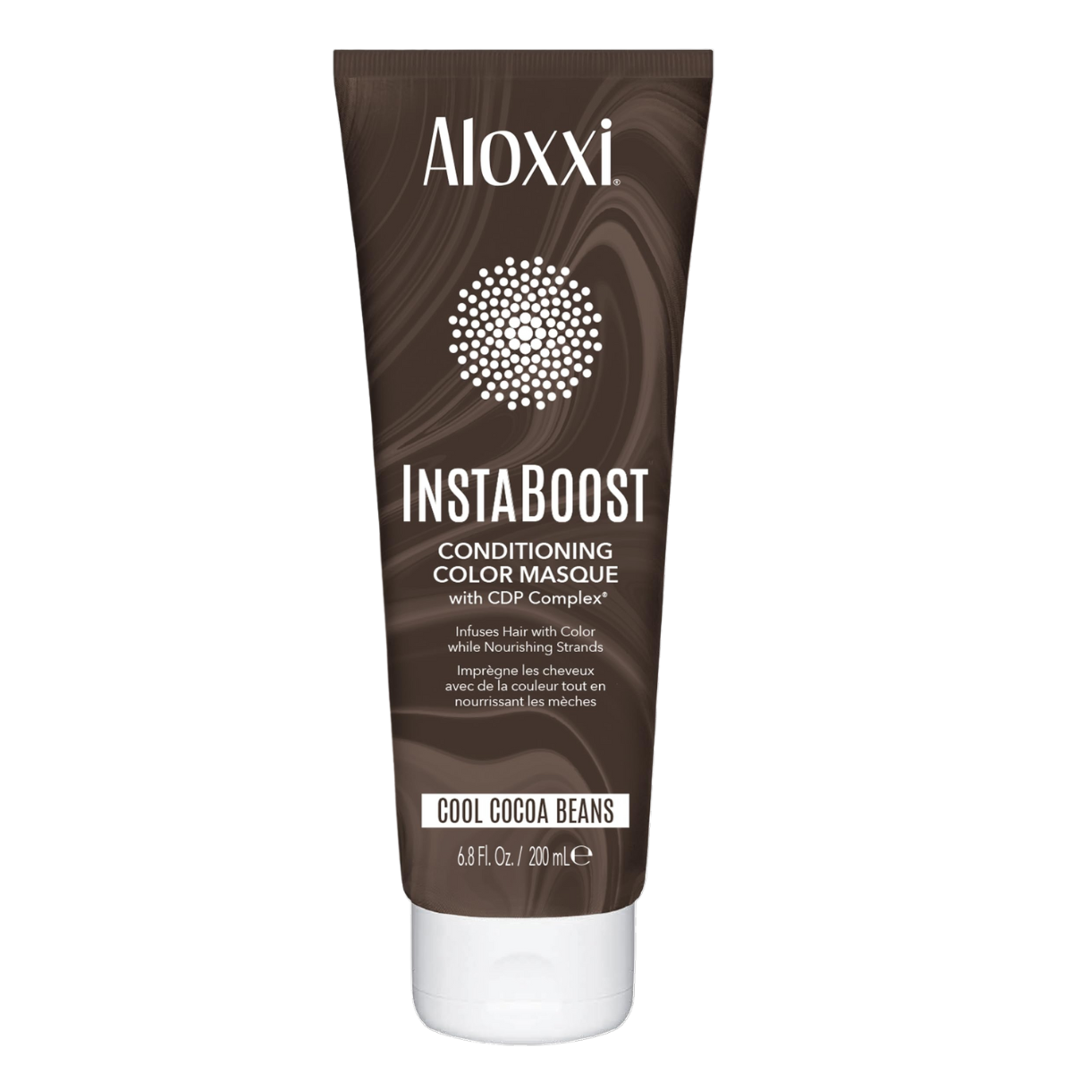 Тонирующая маска для волос Aloxxi InstaBoost Colour Masque Cool Cocoa Beans (Какао), 200 мл